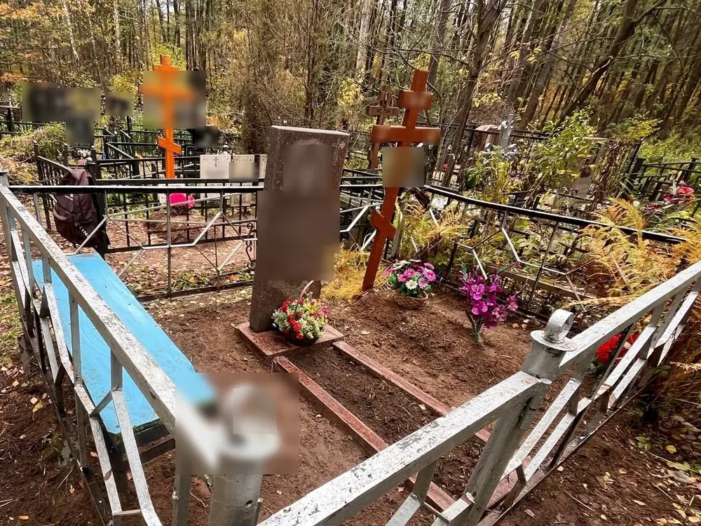 Уборка заросшего участка — после работы